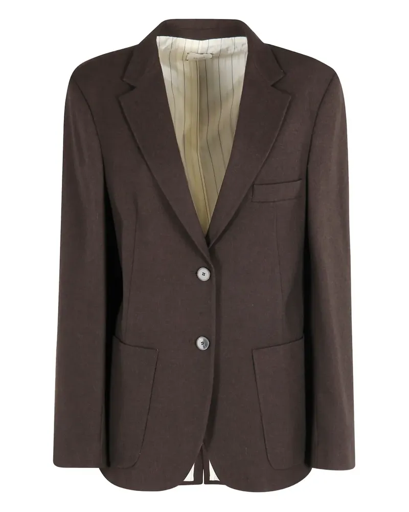 ALYSI Klassischer Blazer - Braun Braun