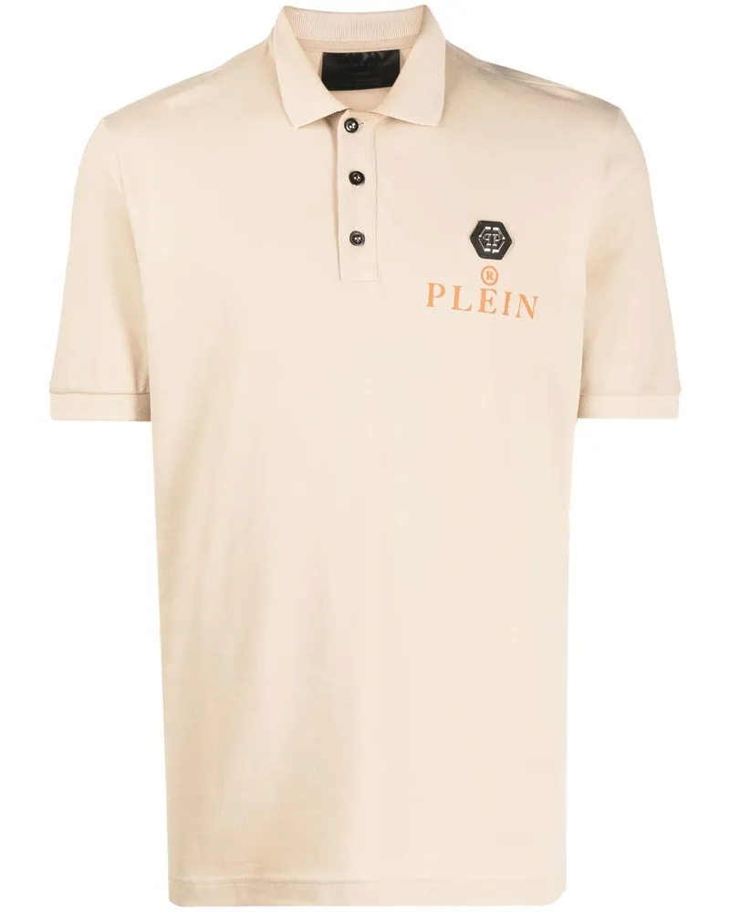 Philipp Plein Kurzärmeliges Poloshirt - Nude Nude