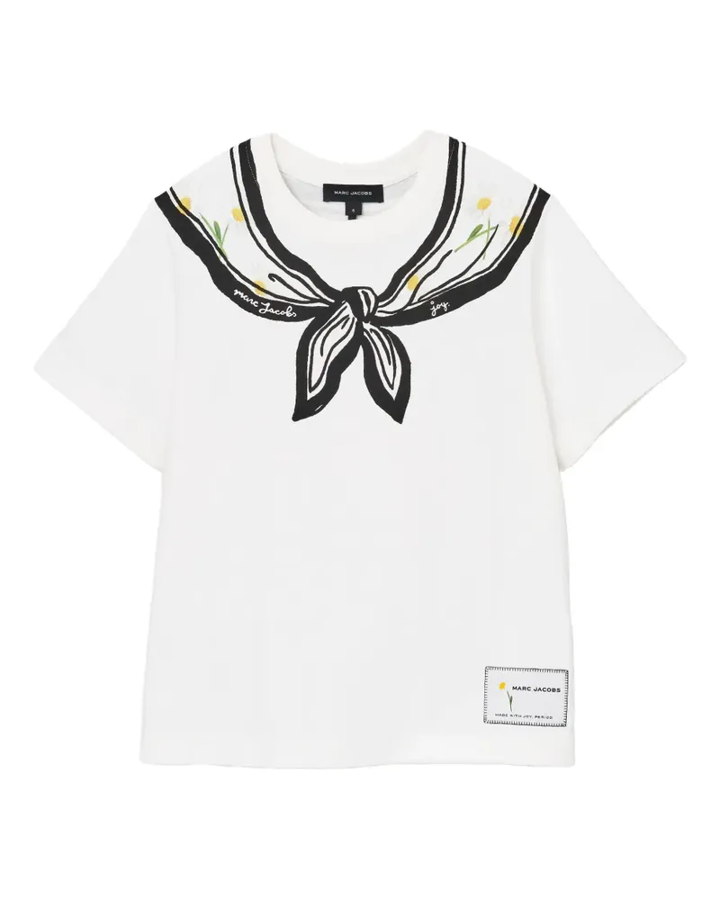 Marc Jacobs T-Shirt mit Schal-Print - Weiß Weiß