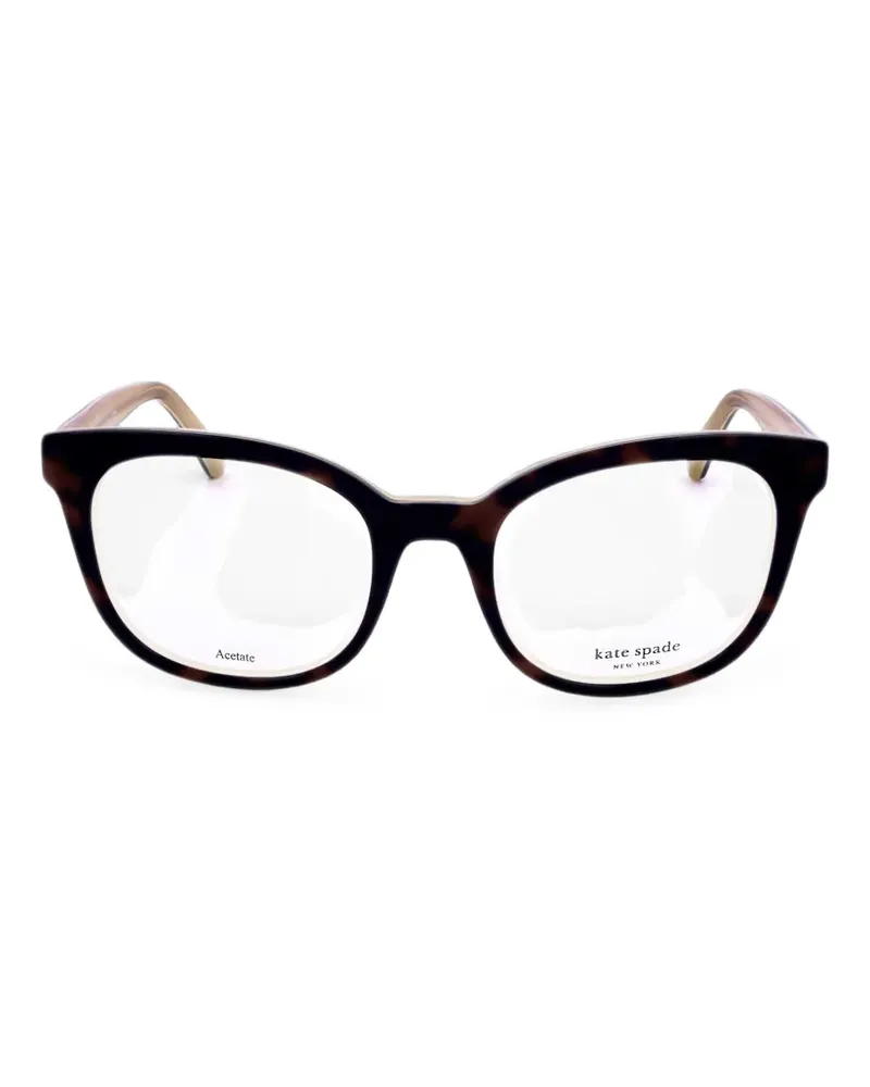 Kate Spade Samara Cat-Eye-Brille - Braun Braun