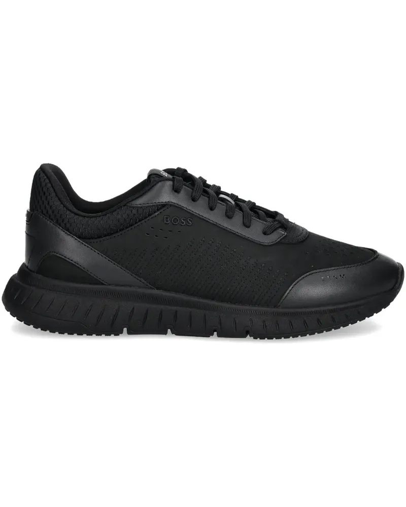 HUGO BOSS Leichte Sneakers - Schwarz Schwarz