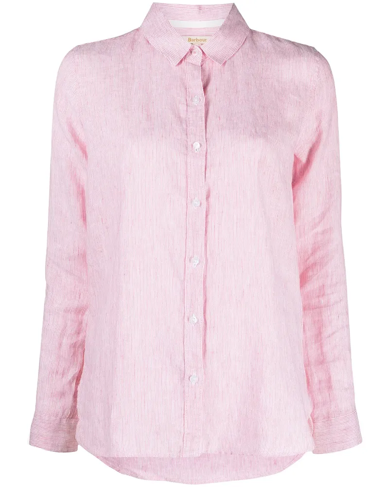 Barbour Langärmeliges Hemd - Rosa Rosa