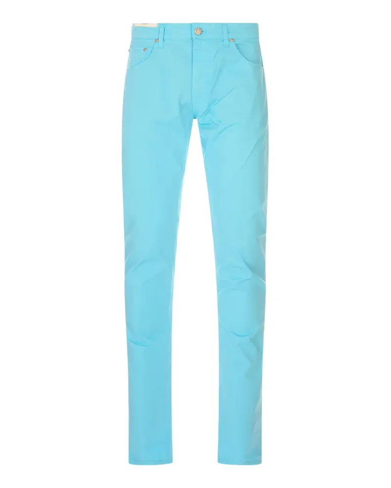 PT TORINO logo-patch trousers - Blau Blau
