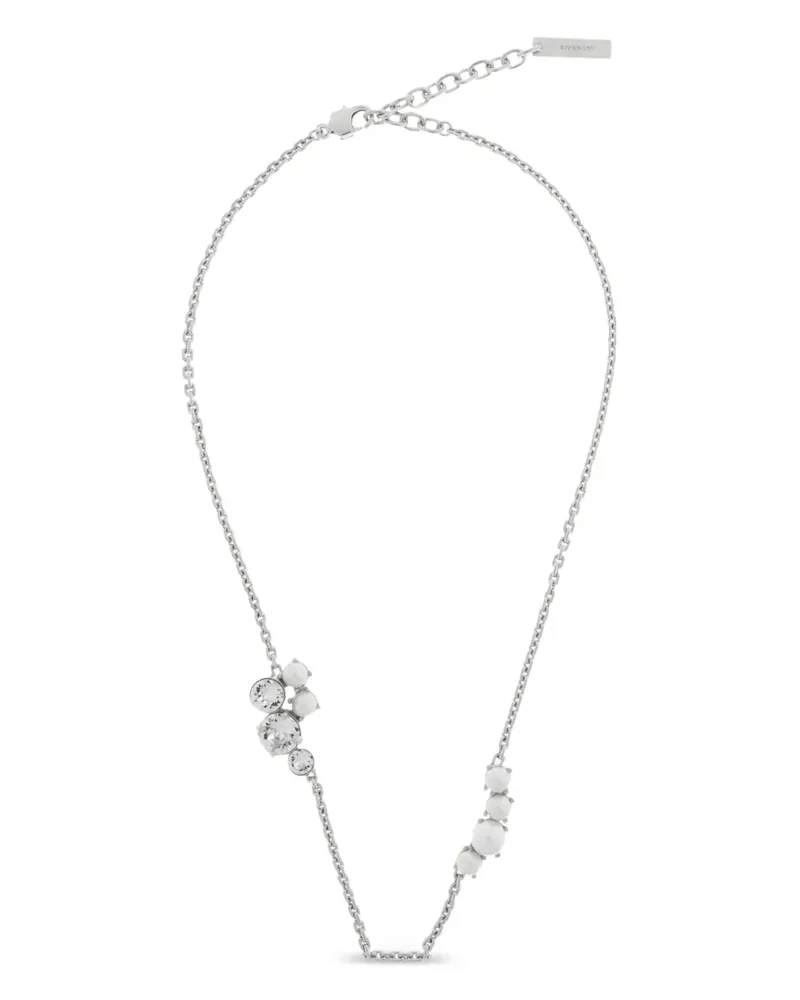 Givenchy Halskette mit Kristallen - Silber Silber