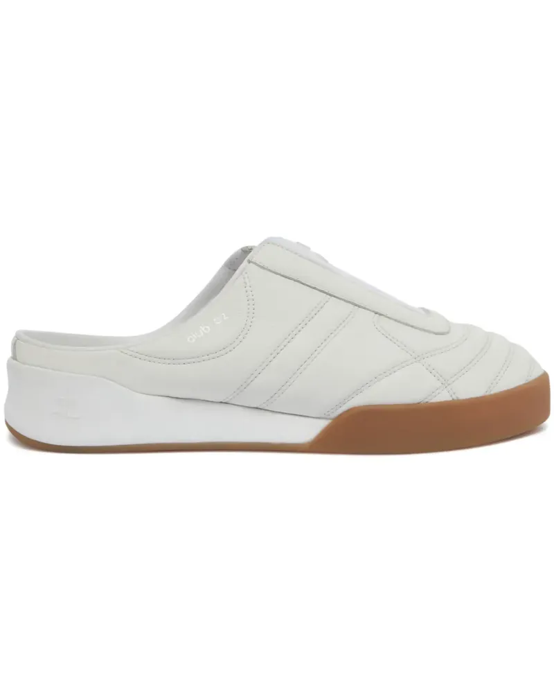 Courrèges Club 02 Mules - Weiß Weiß