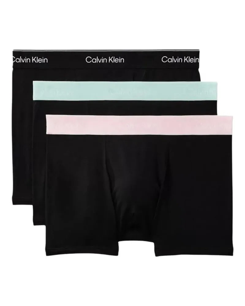 Calvin Klein Icon logo-waistband cotton boxers (set of three) - Schwarz Schwarz