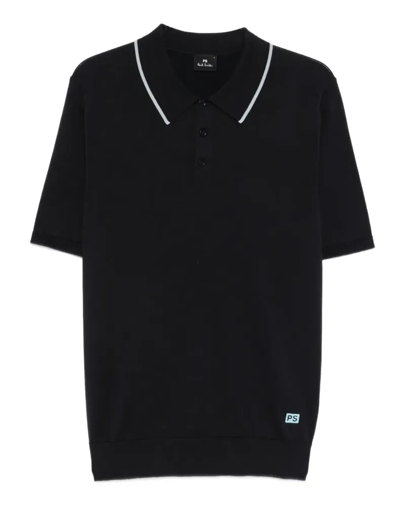 Paul Smith Poloshirt mit Paspelierung - Blau Blau