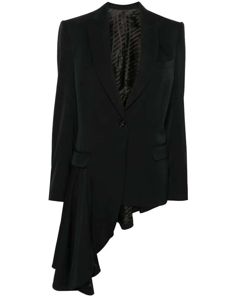 Viktor & Rolf Asymmetrischer Blazer - Schwarz Schwarz