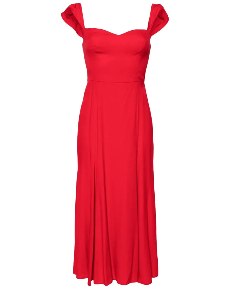 Reformation Bryson Midikleid - Rot Rot
