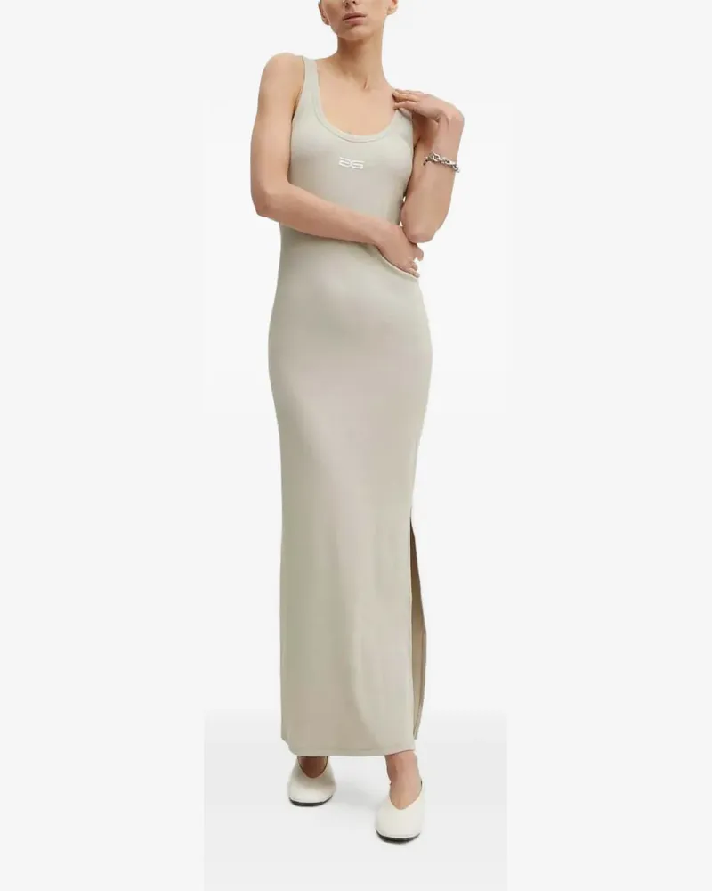 Gestuz side-split maxi dress - Nude Nude