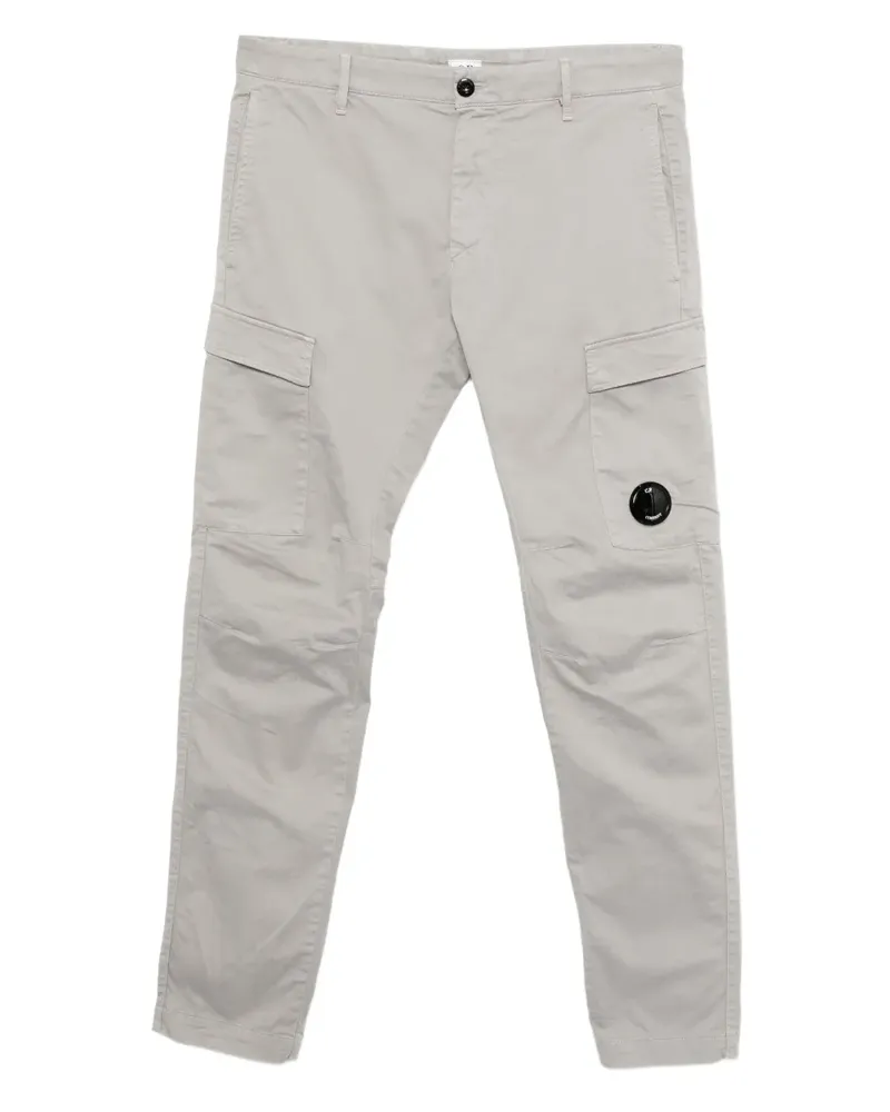 C.P. Company Cargohose mit Logo-Schild - Grau Grau