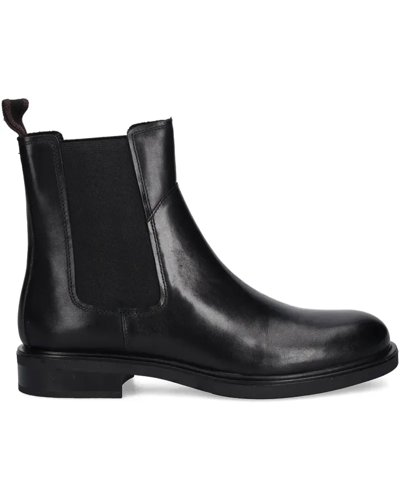 Vagabond 25mm Freya elasticated Chelsea boots - Schwarz Schwarz