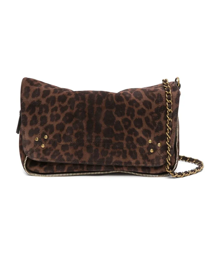 Jérôme Dreyfuss Kleine Bobi Schultertasche - Braun Braun