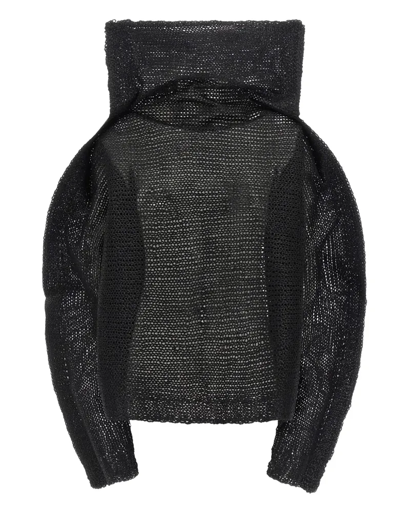 Issey Miyake Panini top - Schwarz Schwarz
