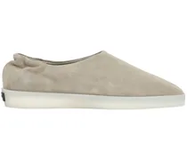 Sneakers aus Wildleder - Nude