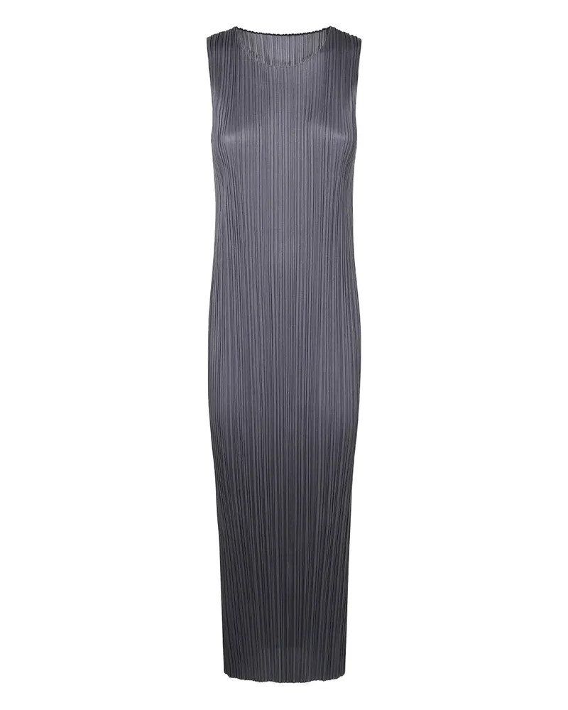 Issey Miyake Kleid mit Falten - Grau Grau