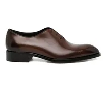 Oxford-Schuhe aus Leder - Braun