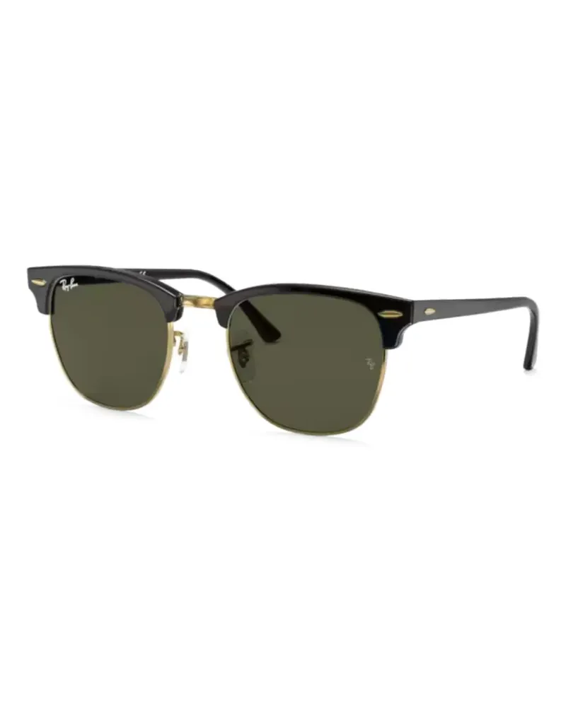 Ray Ban Sonnenbrille mit Lochstickerei - Schwarz Schwarz