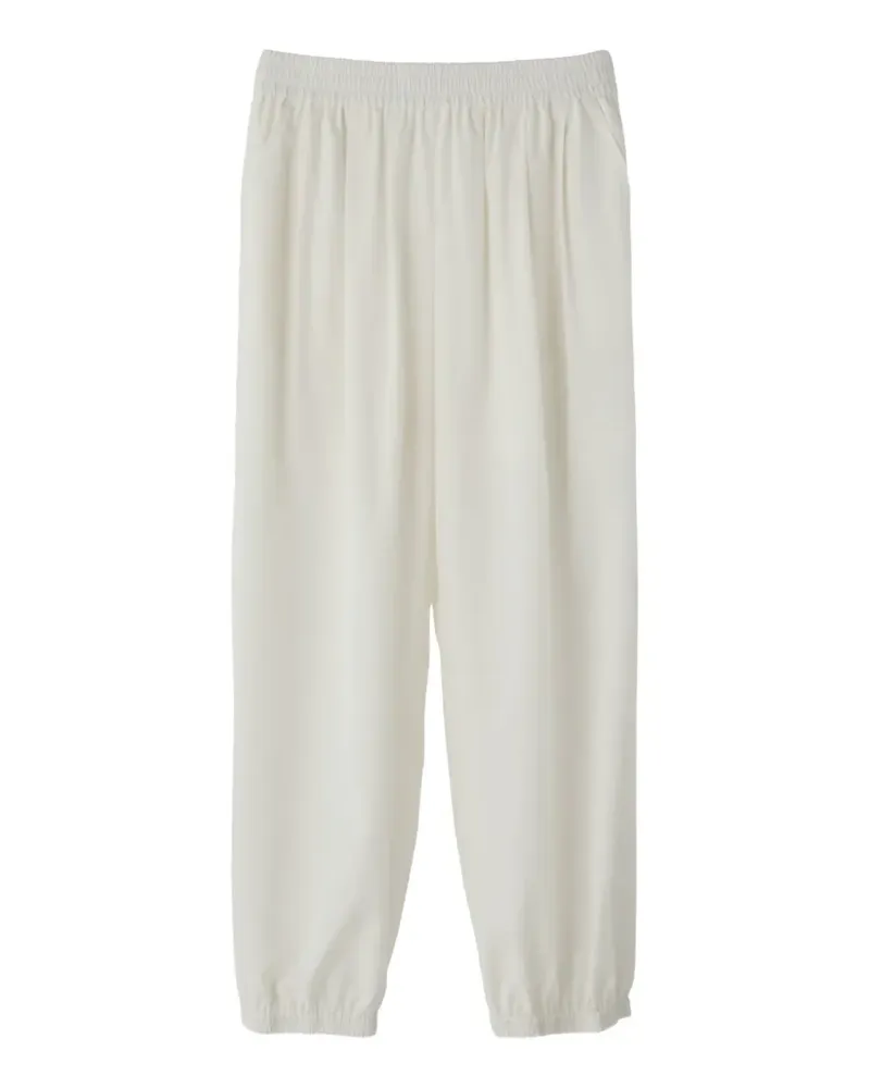 RECTO elasticated-waist track pants - Weiß Weiß