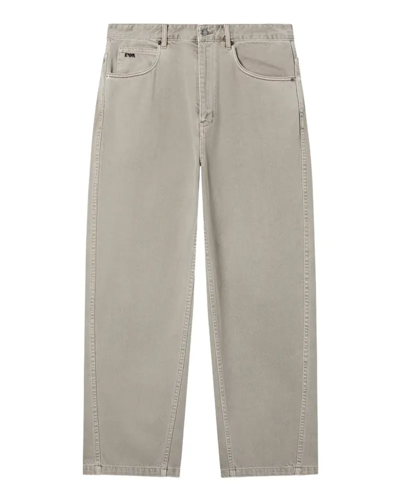 Emporio Armani denim capsule collection J80 buggy twist-fit jeans in twill - Nude Nude