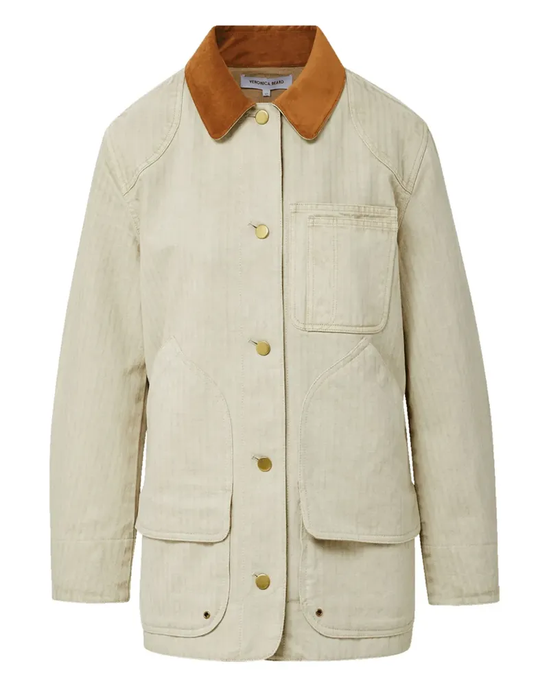 Veronica Beard Jacke mit Cordkragen - Nude Nude