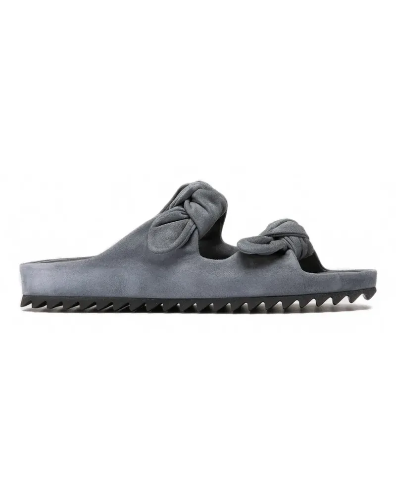 Officine Creative Italia Pelagie 021 Wildledersandalen mit Knotendetail - Blau Blau