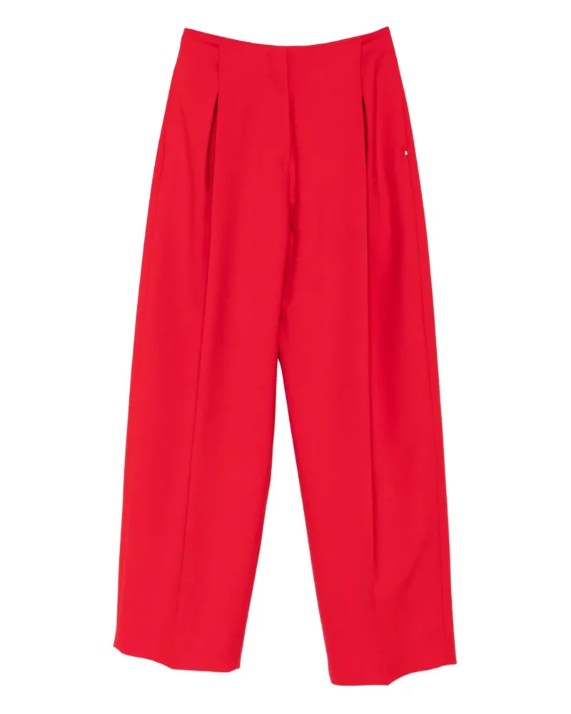 SPORTMAX pleated-front trousers - Rot Rot