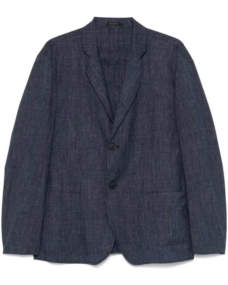 Giorgio Armani Sakko mit Slub-Textur - MB073 PARISIAN NIGHT Mb073
