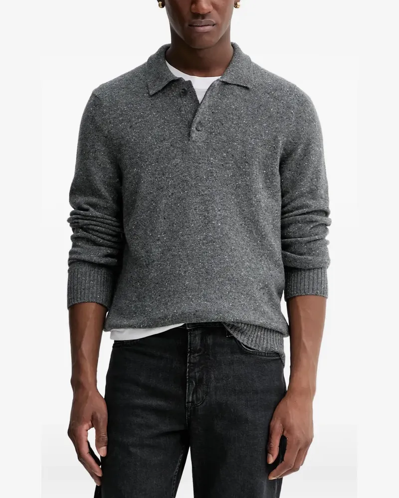 Marc O'Polo buttoned collar knitwear - Grau Grau