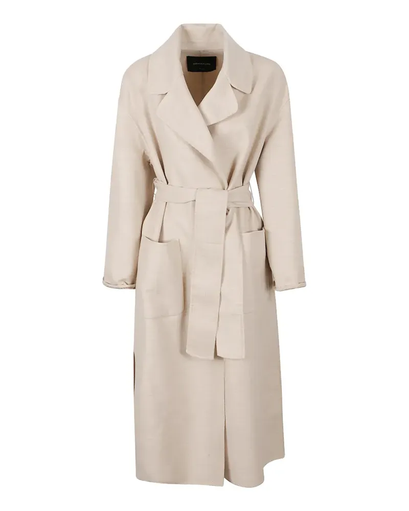 Fabiana Filippi belted trench coat - Nude Nude