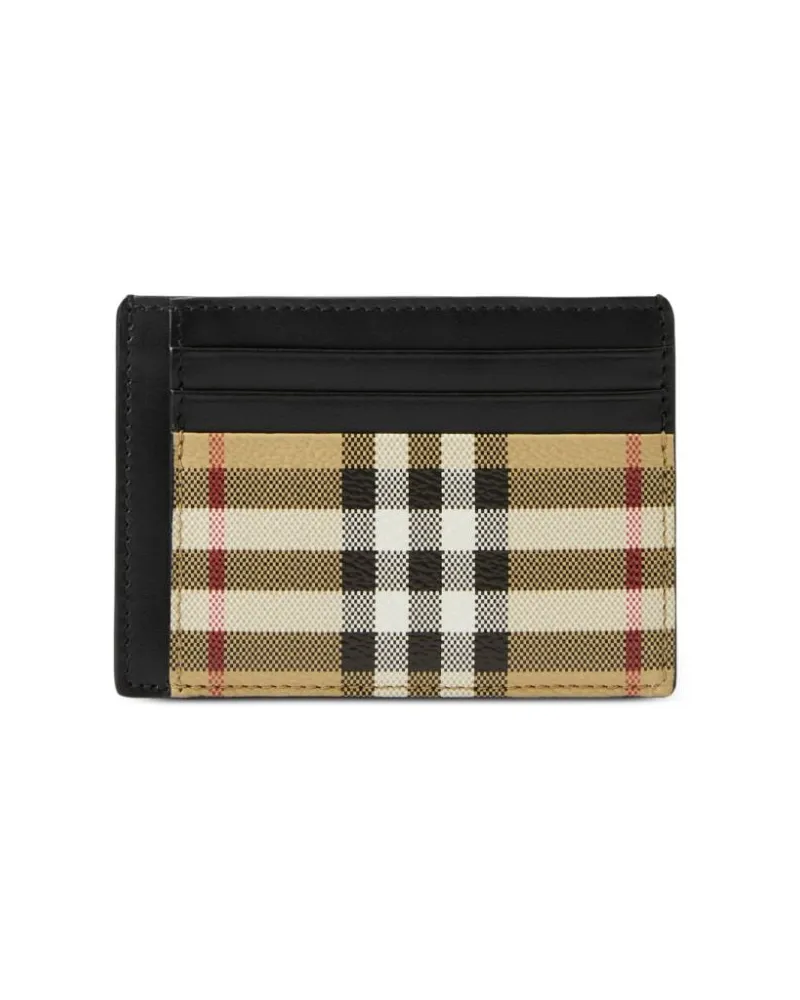 Burberry Kartenetui mit Check - Nude Nude