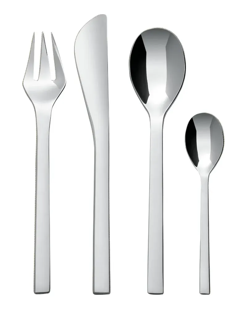 Alessi Colombina Besteck-Set 16 Personen - Silber Silber