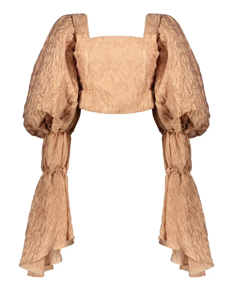 ELLERY balloon-sleeves blouse - Nude Nude