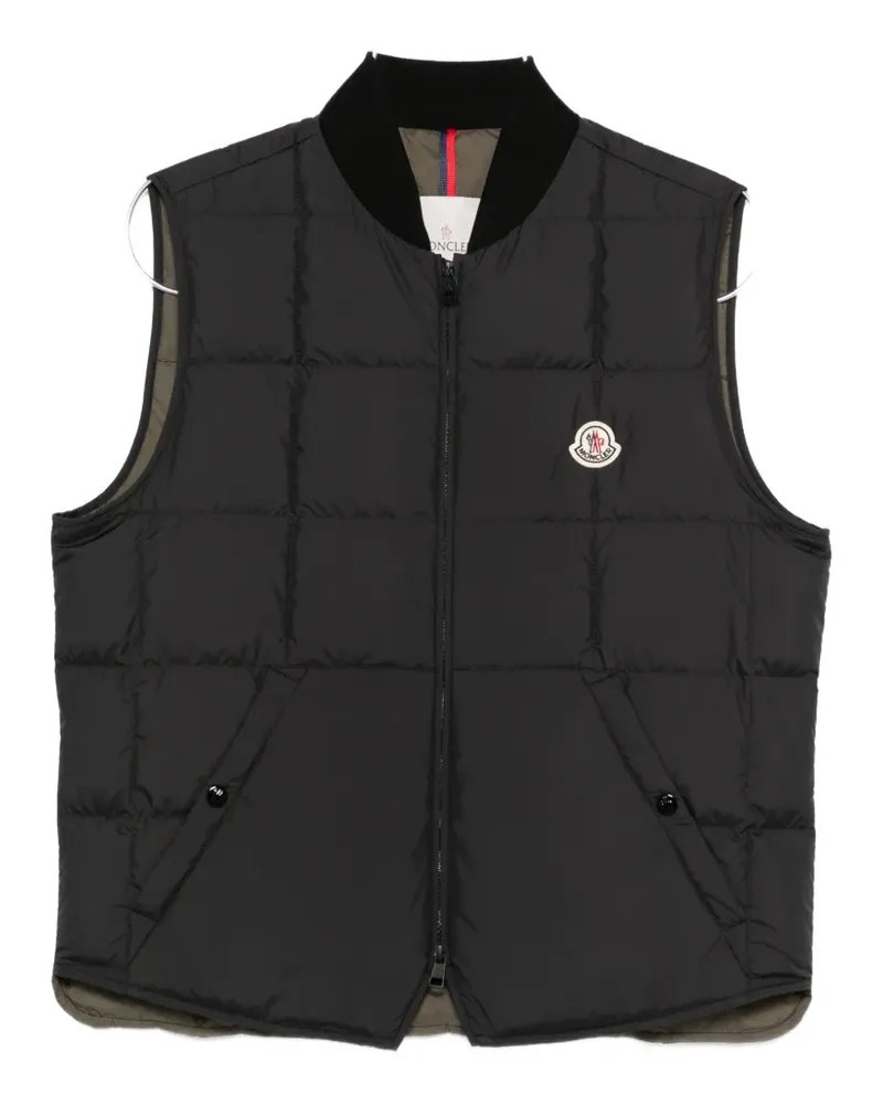 Moncler Elberton gilet - Schwarz Schwarz