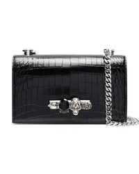 Alexander McQueen Klassische Satchel-Tasche Schwarz