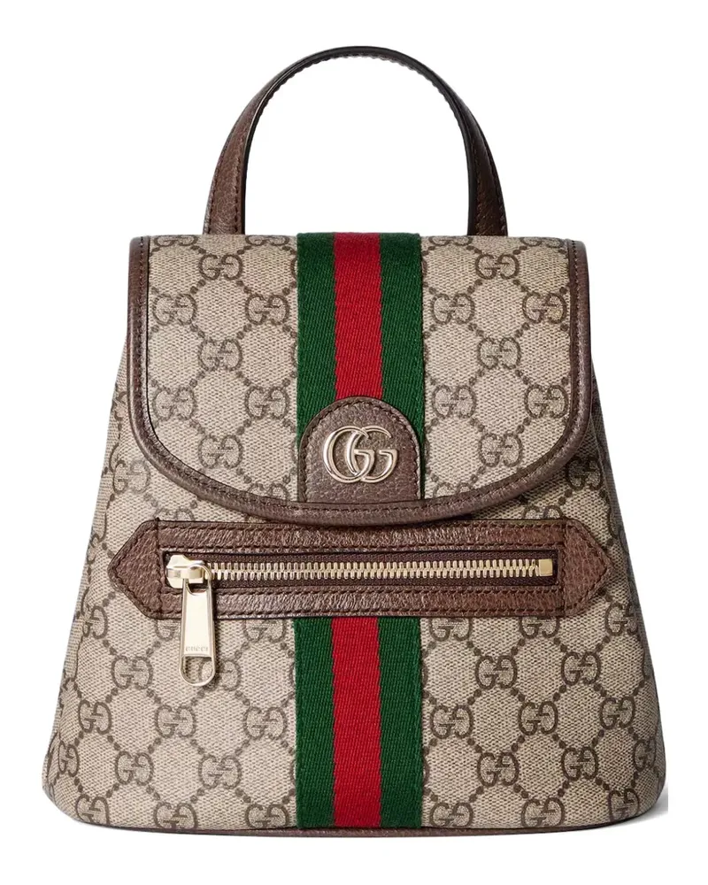 Gucci mini Ophidia GG-monogram backpack - Nude Nude