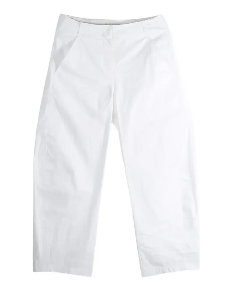 AMOMENTO balloon-leg pleated trousers - Weiß Weiß