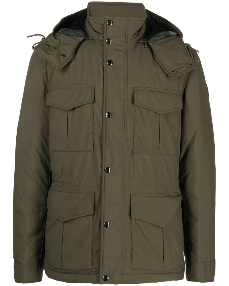 Woolrich Wattierte Jacke mit Klappentasche - Grün Grün