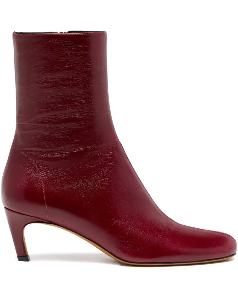 Proenza Schouler Knöchelhohe Lederstiefel - Rot Rot