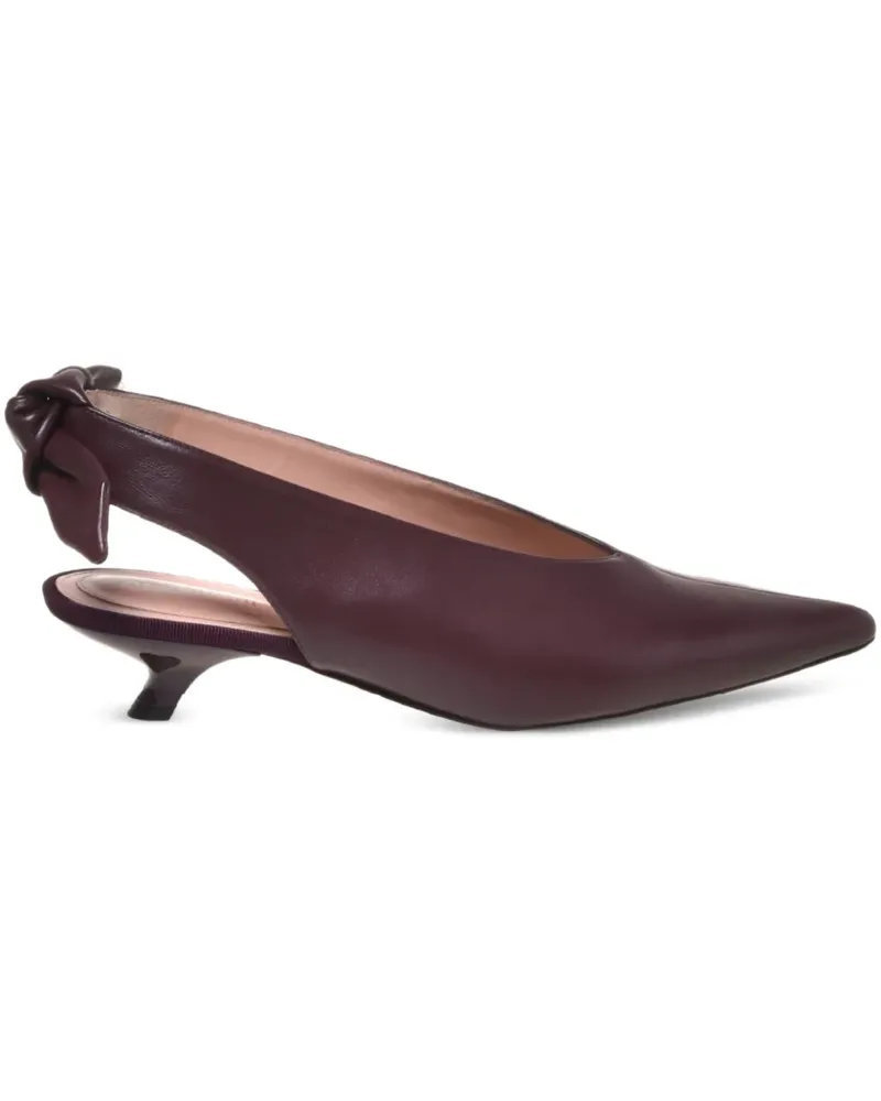 Alberta Ferretti Pumps mit spitzer Kappe - Rot Rot