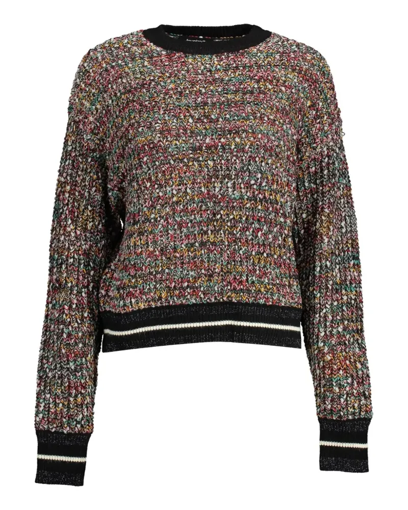 Desigual textured-knit sweater - Schwarz Schwarz