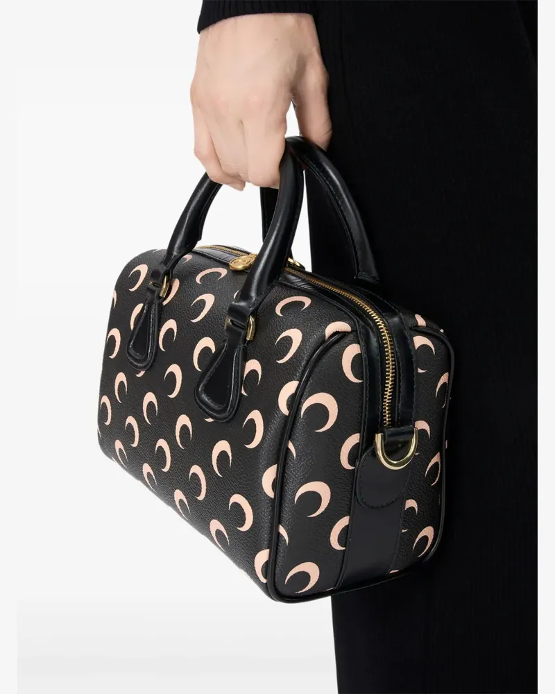 Marine Serre Moon Mini-Tasche - Schwarz Schwarz
