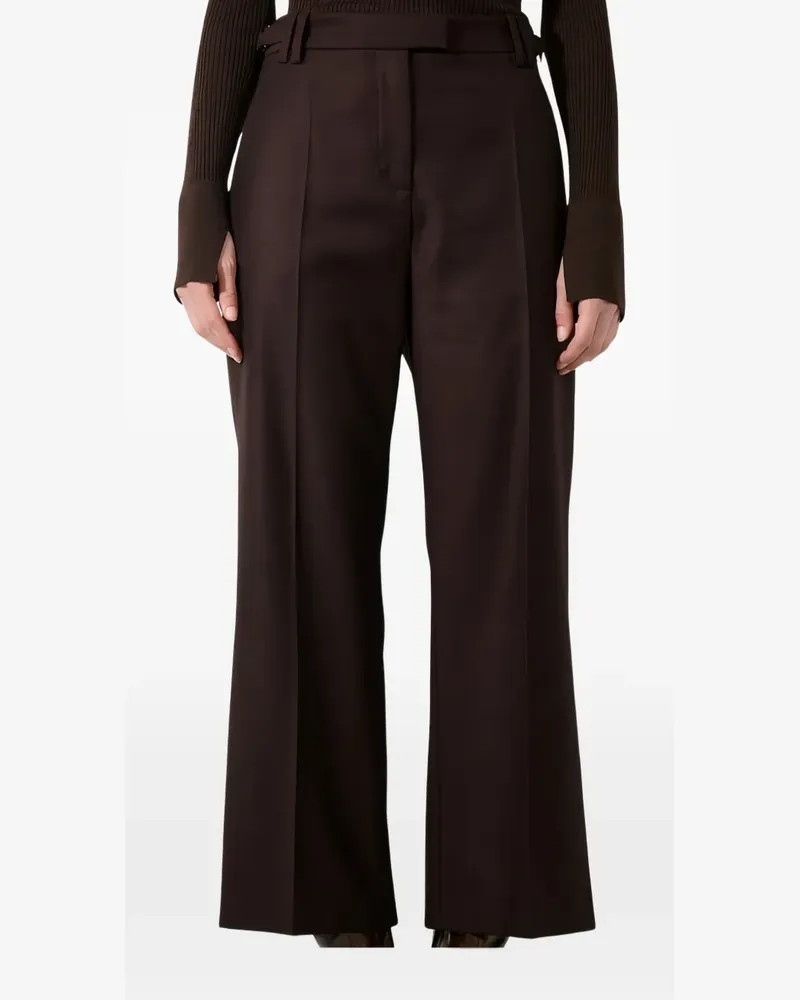 Barbara Bui Flanellhose mit Schnalle - Braun Braun