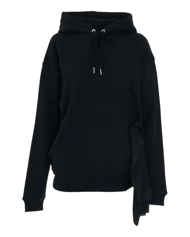 Givenchy Hoodie mit Schaldetail - Schwarz Schwarz