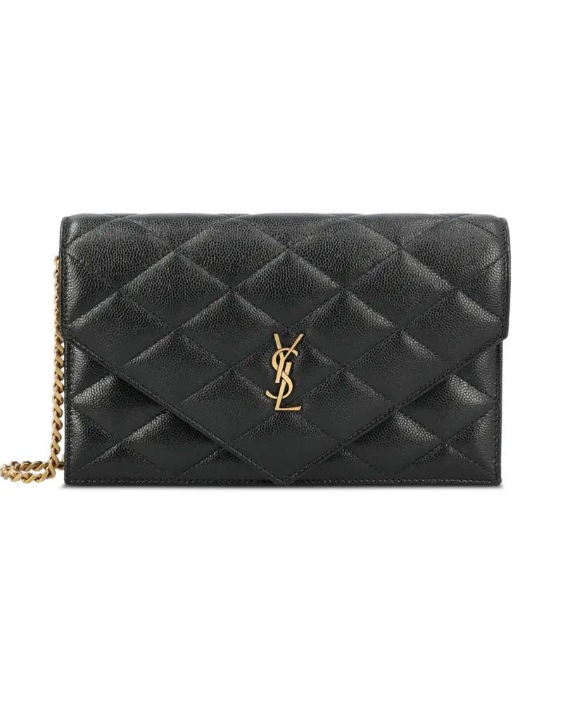 Saint Laurent quilted leather shoulder bag - Schwarz Schwarz