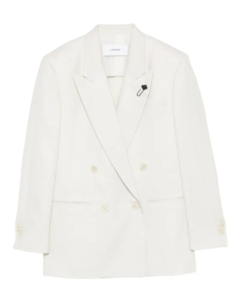 LARDINI double-breasted jacket - Nude Nude