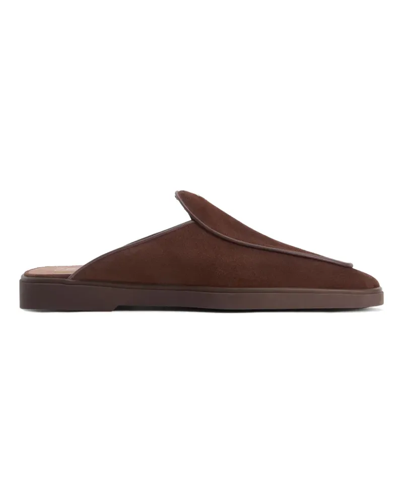 Giuseppe Zanotti Iago Sandalen mit Lederbesatz - Braun Braun