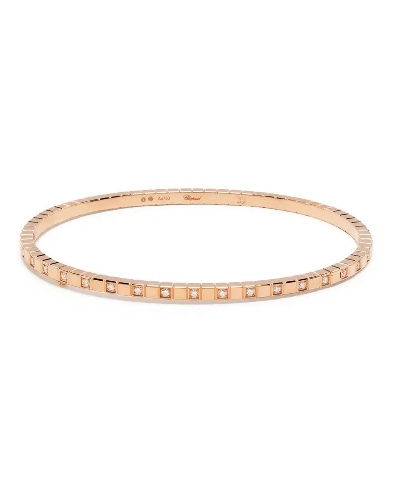 Chopard 18kt Ice Cube Rotgoldarmreif mit Diamanten - Rosa Rosa
