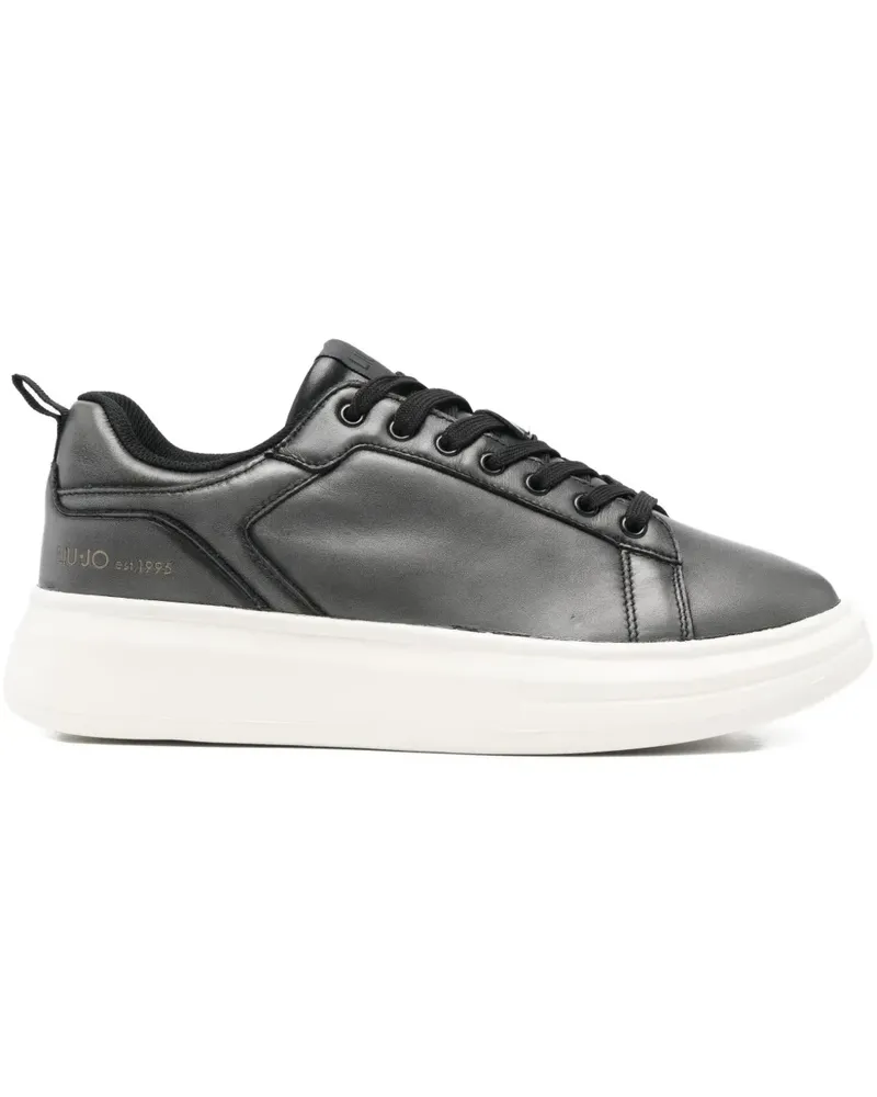 Liu Jo lace-up platform sneakers - Schwarz Schwarz