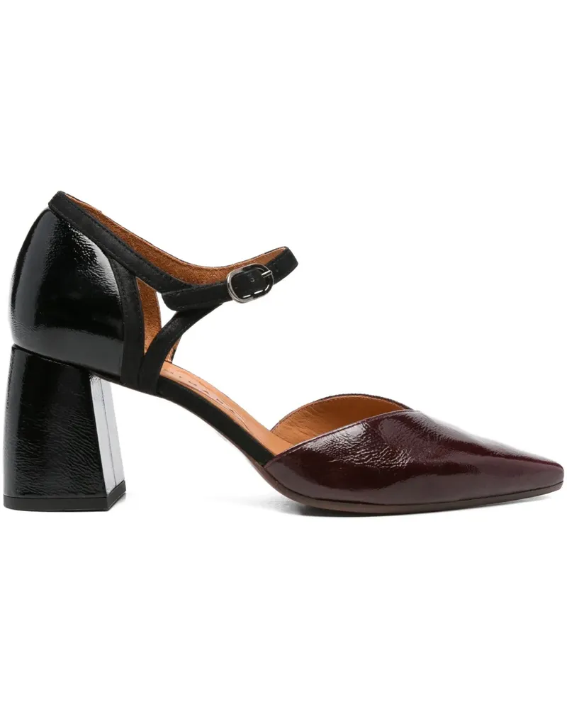 Chie Mihara Pumps mit Blockabsatz 75mm - Rot Rot